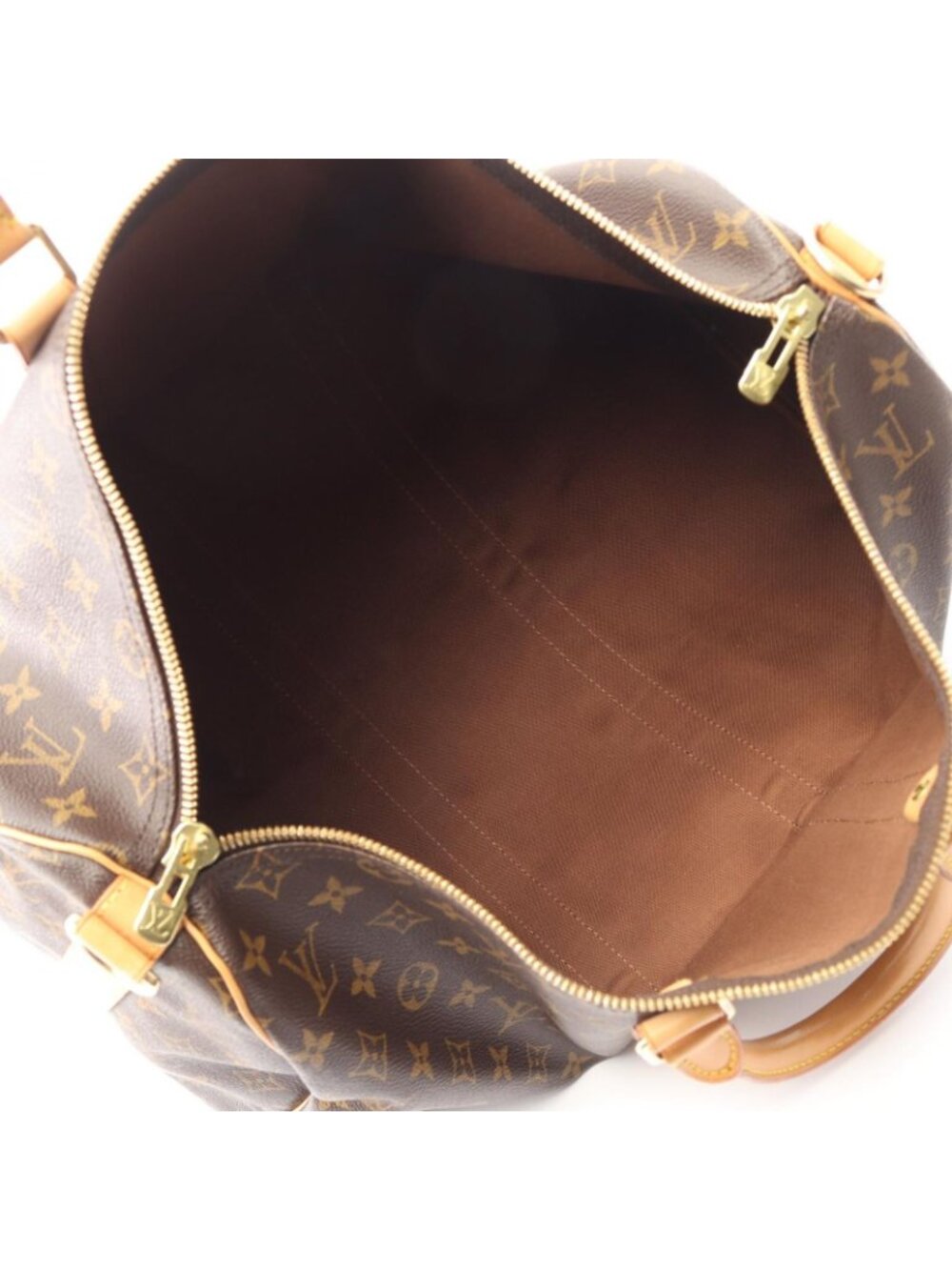 ★SOLD★ Louis Vuitton Boston Bag Keepall Bandouliere 45 2-Way Canvas Leather - Picture 3 of 10